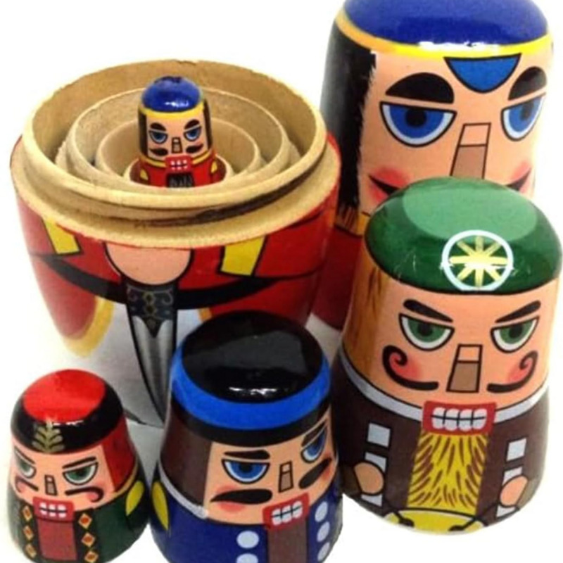 5 шт., русские матрешки «Щелку – обзор и цена Nutcracker Figurine