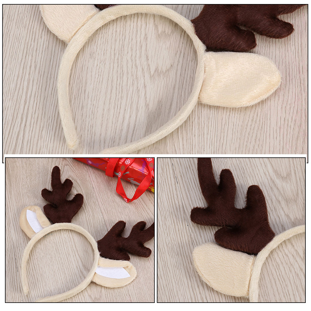 3 шт. ободка с оленьими рогами – обзор и цена Reindeer Antlers Headband