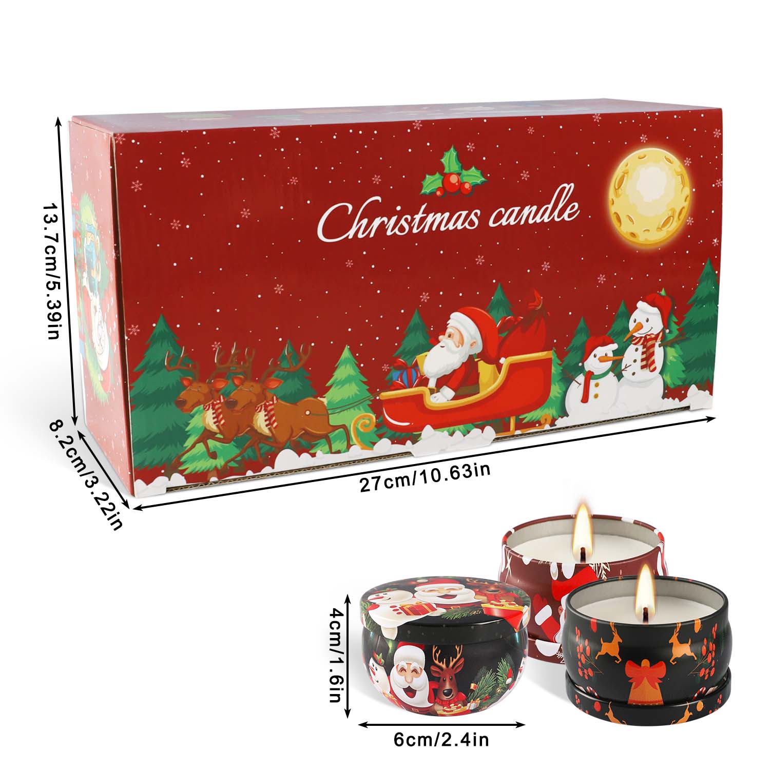 Набор из 16 ароматических свеч – обзор и цена Holiday Candle Set